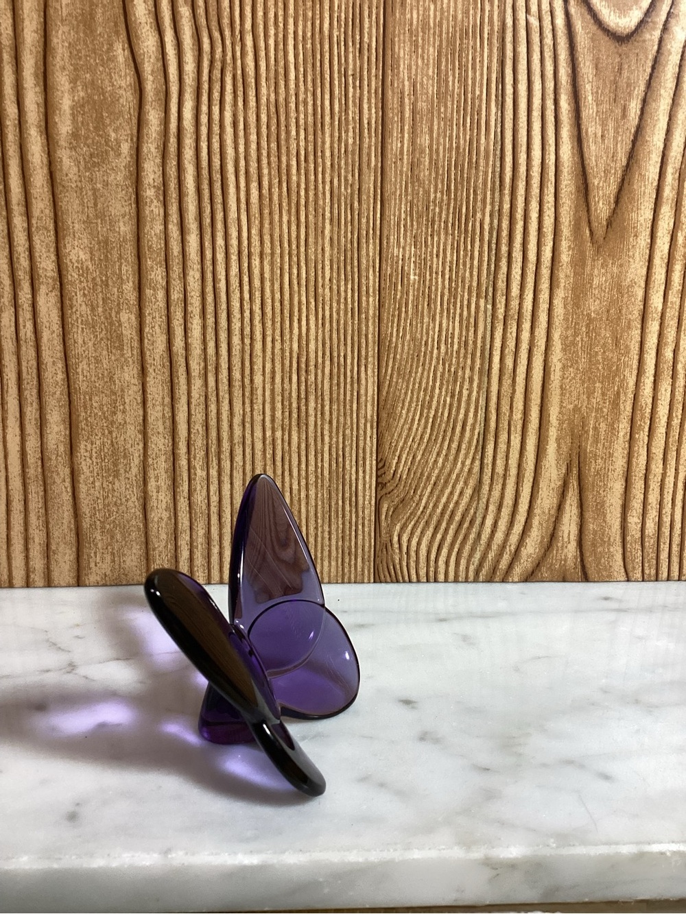 Baccarat Purple Lucky Butterfly Collection 3” - Picture 6 of 10